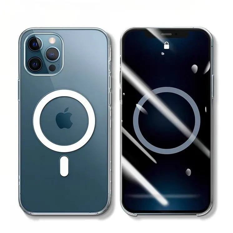 Husa protectie Flippy pentru iPhone 14 Pro Max Mag Safe, 2 in 1 incarcare si magnet, Acril, rezistent la socuri