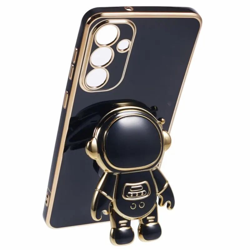 Husa Telefon 2in1, Flippy, Compatibila Samsung Galaxy S24 Plus, Carcasa TPU cu Suport Inclus Tip Astronaut, Protectie