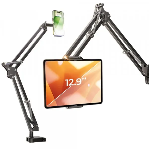 Lisen Suport Birou Lisen pentru Telefon / Tableta, 4.7inch - 12.9inch, Negru YL0223060007