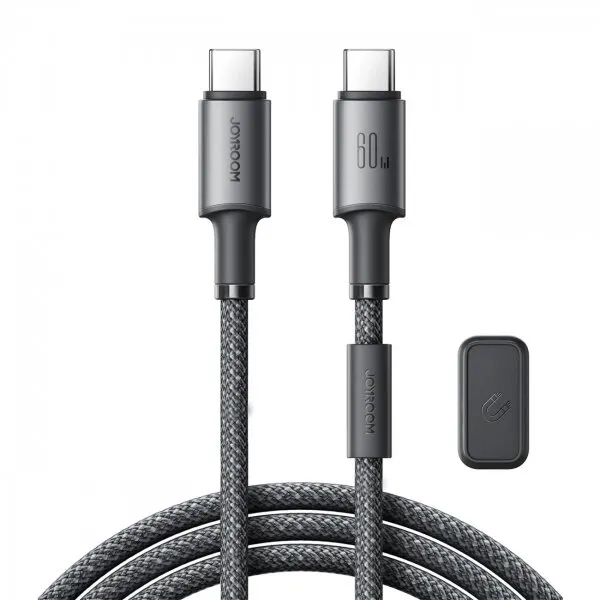 JOYROOM Cablu Date si Incarcare USB-C - USB-C Joyroom S-A50, 60W, 1.2m, Gri