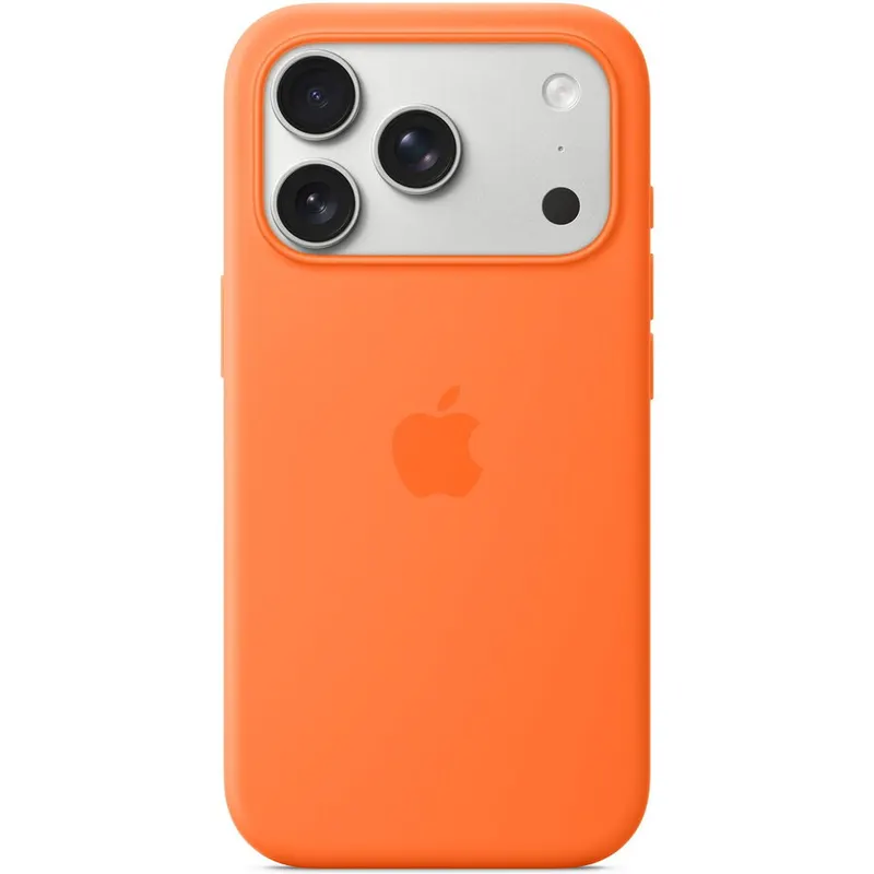 Apple Husa de protectie Apple Silicone Case cu MagSafe pentru iPhone 17 Pro, Portocaliu