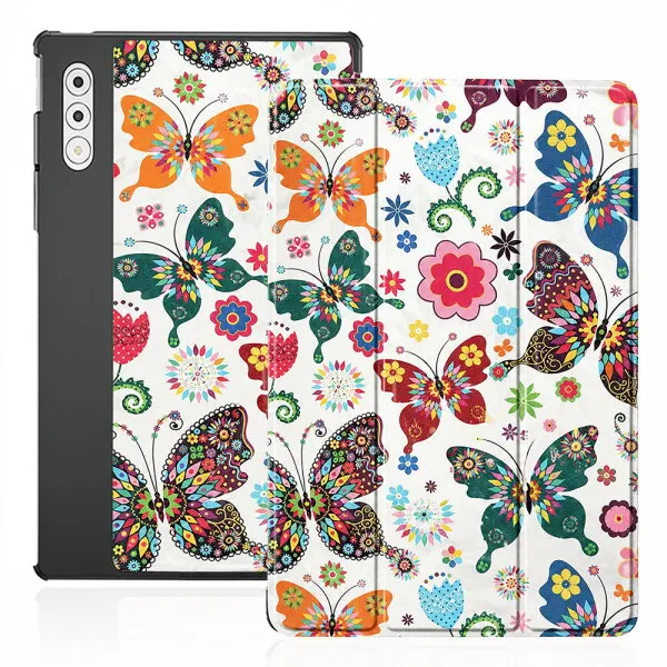 techsuit Husa pentru Lenovo Yoga Tab Plus, Techsuit, FoldPro Butterfly, Multicolor