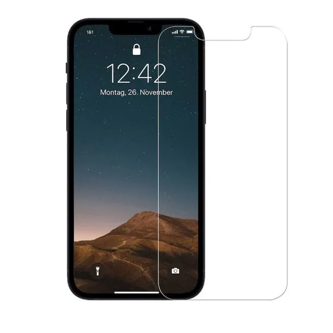 Flippy, Folie de Protectie, Flippy, pentru iPhone 15 Pro Max, Tempered Glass 2.5D, cu Decupaje