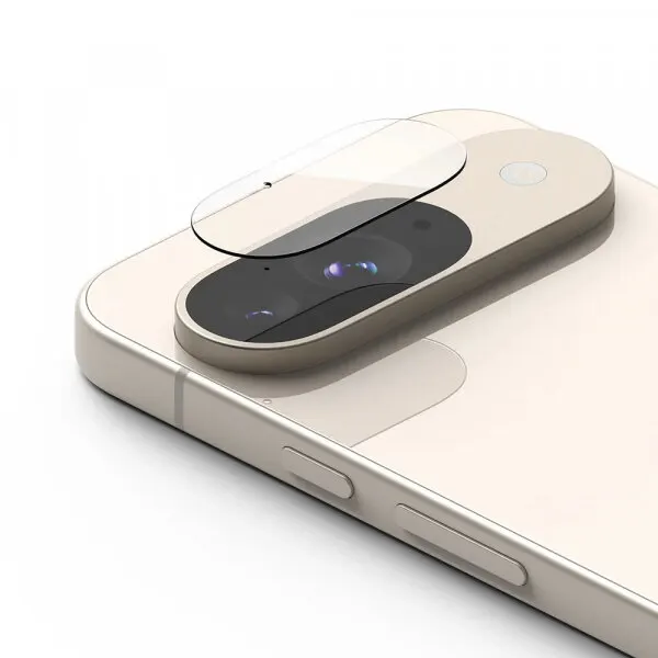 Ringke Folie de protectie Camera Spate Ringke pentru Google Pixel 9, Sticla Securizata, Set 3 bucati, Transparenta