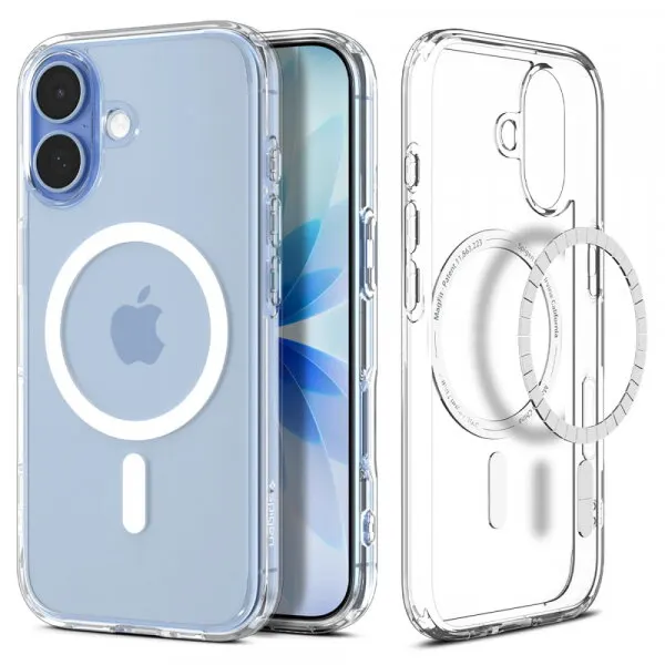 Spigen Husa MagSafe pentru Apple iPhone 17, Spigen, Ultra Hybrid, Alba ACS10380