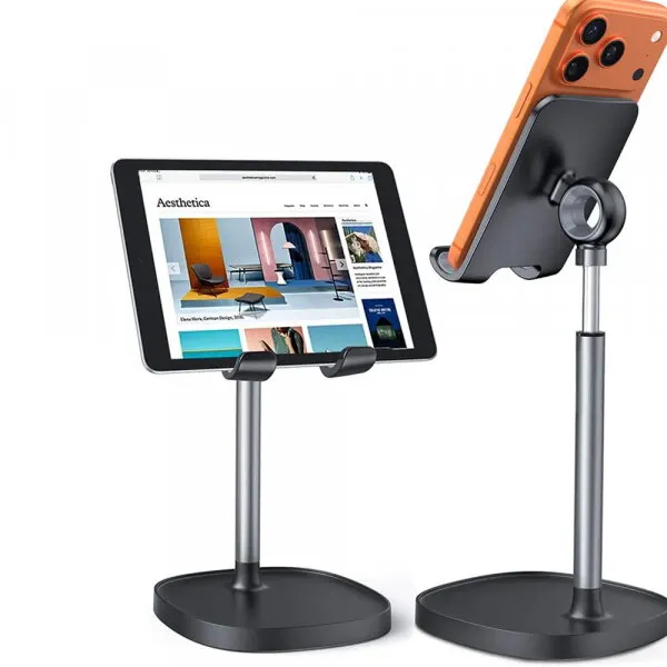 Lisen Suport Birou Lisen Mechanical pentru Telefon / Tableta, 4inch - 10inch, Negru YL0421030004