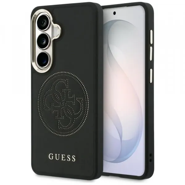 Guess Husa MagSafe pentru Samsung Galaxy S26 S942, Guess, Perforated Logo, Neagra