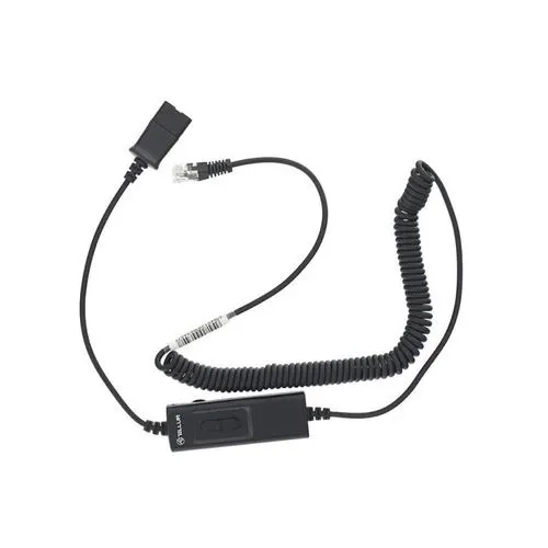 Cablu adaptor Tellur Quick Disconect la RJ11 + comutator universal, 2.95m max, Negru