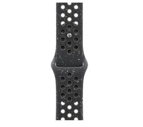 Curea Smartwatch Apple MUUP3ZM/A pentru Watch 41mm, Nike Sport Band, M/L (Negru/Alb)