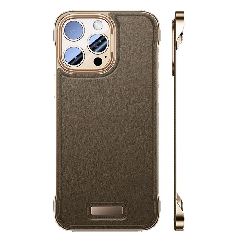 Husa pentru iPhone 16, husa de protectie pentru telefon, Flippy, Design Modern fara margini, Subtire, din Piele PU