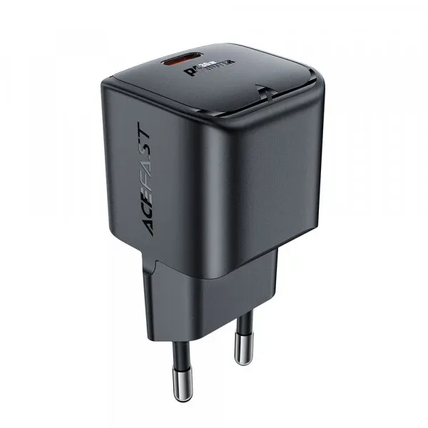 AceFast Incarcator Retea Acefast A77, 30W, 3A, 1 x USB-C, Negru