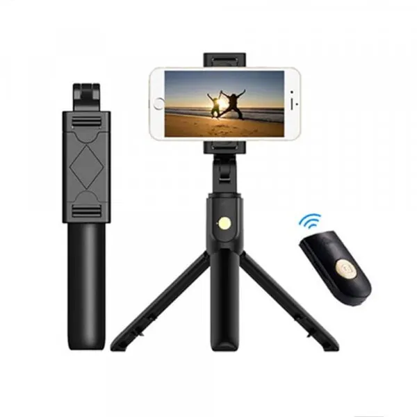 techsuit Selfie Stick Bluetooth Techsuit K07, Universal, Negru