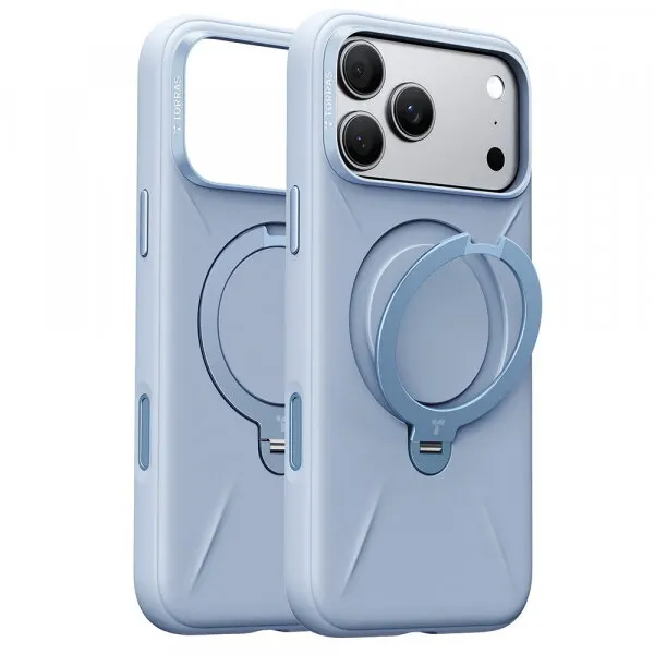 Torras Husa MagSafe pentru Apple iPhone 18 Pro / 17 Pro, Torras, QPRO Silicone, Albastra