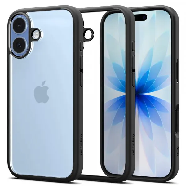 Spigen Husa pentru Apple iPhone 17, Spigen, Ultra Hybrid, Neagra Mata ACS10377