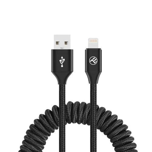 Cablu Tellur incarcare-sincronizare, USB to Lightning, 3A, 1.8m, Negru