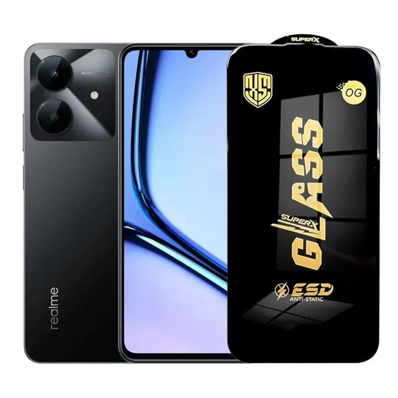 Flippy, Folie de Protectie pentru Realme Note 60x, Flippy, Sticla Securizata ESD, Margini Negre