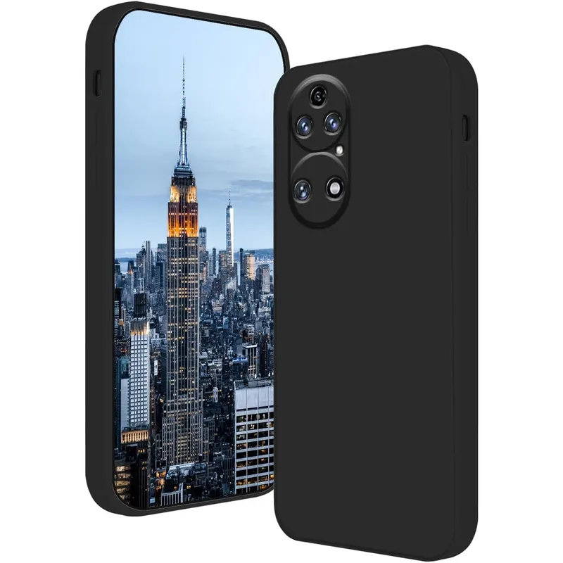 Husa de Protectie, Flippy, pentru Huawei P50 Pro, Liquid Silicone, cu Microfibra pe Interior, Protectie Antisoc