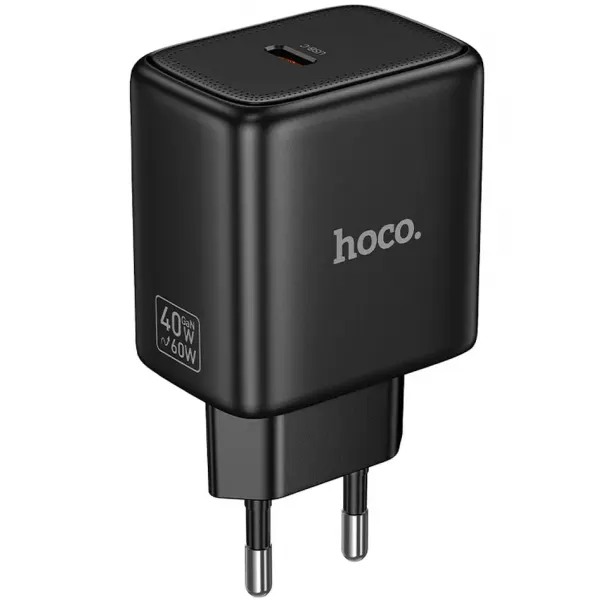 HOCO Incarcator Retea HOCO N83, 40W, 3A, 1 x USB-C, Negru
