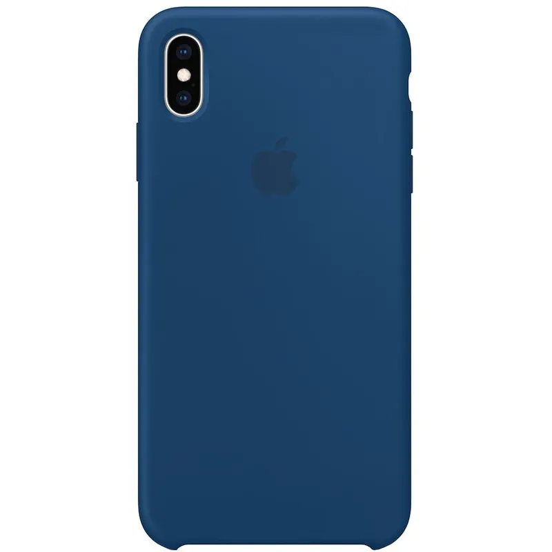 Apple Husa de protectie Apple pentru iPhone XS Max, Silicon, Albastru