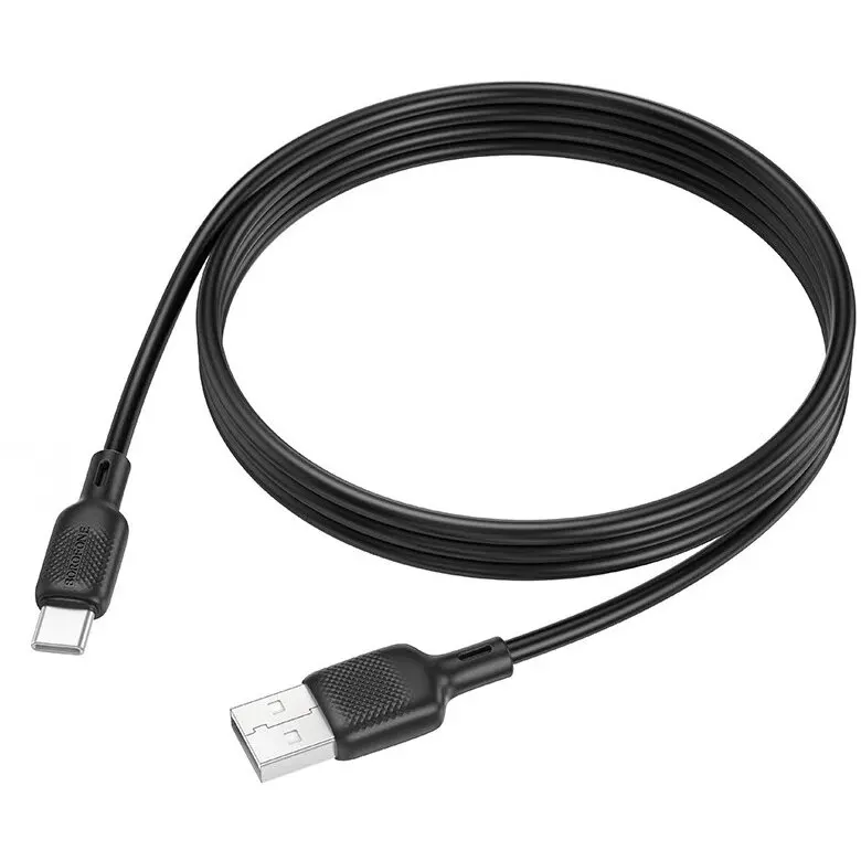 Borofone CABLU alimentare si date Borofone BX113, Fast Charging Data Cable pt. smartphone, USB la USB Type-C 3A , 2m, Negru
