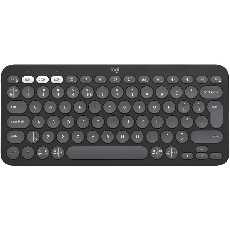 Logitech Tastatura Bluetooth Logitech Pebble Keys 2 K380s, Multi-Device, Tonal graphite