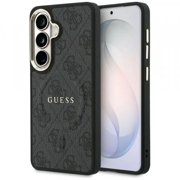 Guess Husa MagSafe pentru Samsung Galaxy S26 Plus S947, Guess, 4G Embossed Ring, Neagra