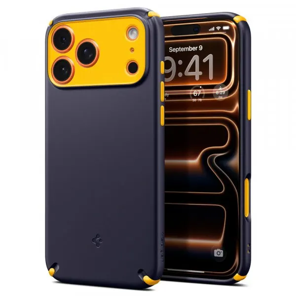 Spigen Husa MagSafe pentru Apple iPhone 17 Pro Max, Spigen, Caseology Nano Pop Hybrid, Mov ACS11147