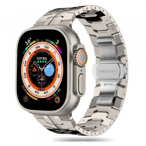 techsuit Curea Techsuit W063 pentru Apple Watch 49mm / 46mm / 45mm / 44mm / 42mm Series, Gri