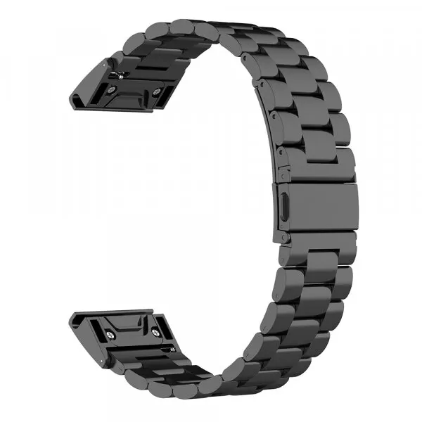 techsuit Curea Techsuit W010 pentru Garmin Watch Fenix Series, 26mm, Neagra