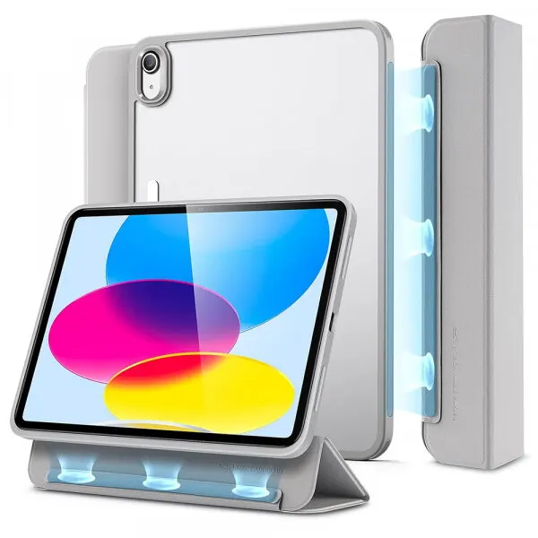 ESR Husa pentru Apple iPad (2025) / (2022), ESR, Ascend Hybrid, Gri