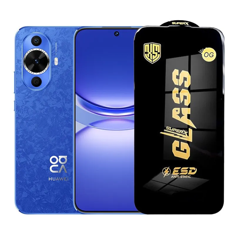 Flippy, Folie de Protectie pentru Huawei Nova 12, Flippy, Sticla Securizata ESD, Margini Negre