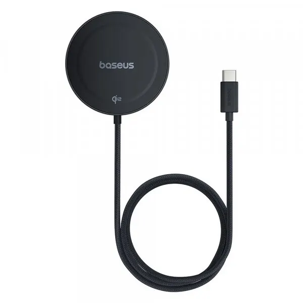 BASEUS Incarcator Retea Wireless Baseus Simple Mini4, 15W, 1.67A, Negru P10273300121-02