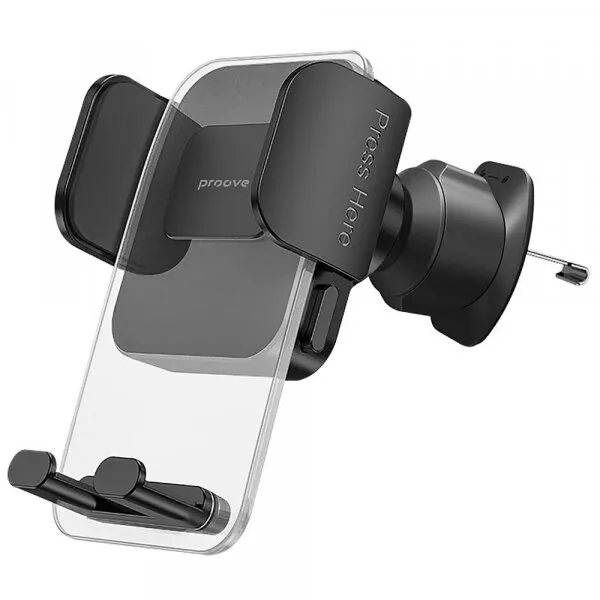 Proove Suport Auto Proove Crystal Clamp Plus Vent, 4.7inch - 6.9inch, Negru CHCCP0000001