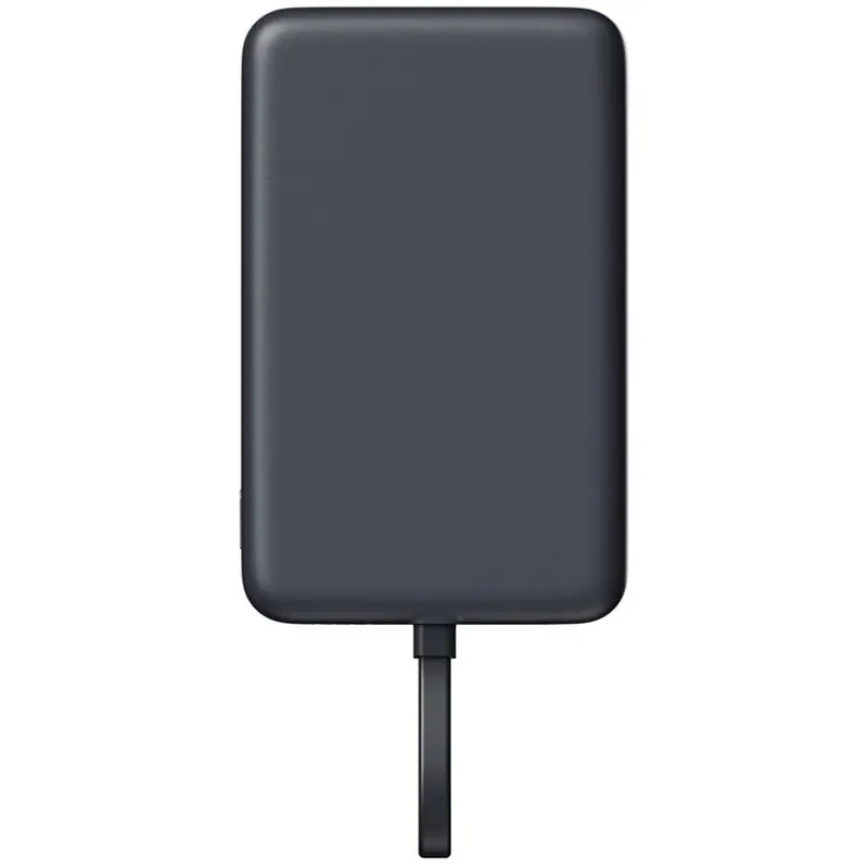 Xiaomi Acumulator extern magnetic Xiaomi BHR9823GL, 33W, 10000mAh, Cablu integrat USB-C, Incarcare Wireless 7.5 W, Gri