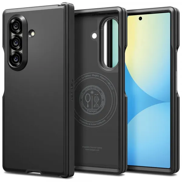 Spigen Husa MagSafe pentru Samsung Galaxy Z Fold7 F966, Spigen, Tough Armor Pro, Neagra ACS09549