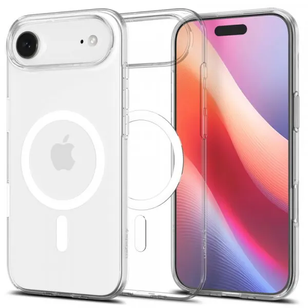 Spigen Husa MagSafe pentru Apple iPhone 17 Air, Spigen, Liquid Crystal, Alba ACS10395