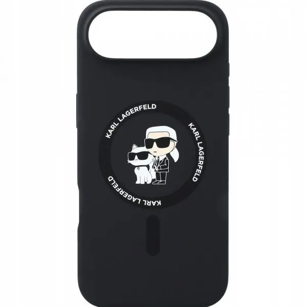 Karl Lagerfeld Husa MagSafe pentru Apple iPhone 17 Air, Karl Lagerfeld, Ring Karl & Choupette, Neagra