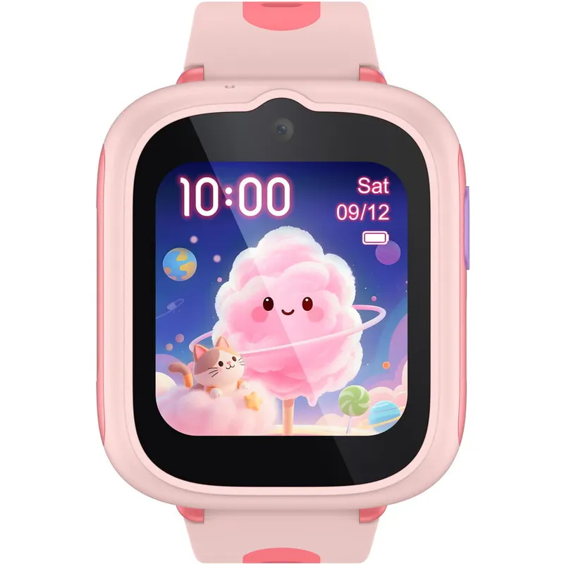 TCL Ceas inteligent pentru copii TCL Movetime Kids Watch MT48, 1.68, 4G, GPS, IP68 2ATM, Camera 2MP, Roz Cosmic