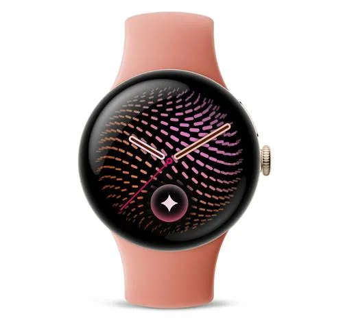 Smartwatch Google Pixel Watch 5 41mm BT, Ecran AMOLED LTPO, GPS, Wi-Fi, Senzori monitorizare sanatate, 64GB, 5 ATM, IP68 (Portocaliu)
