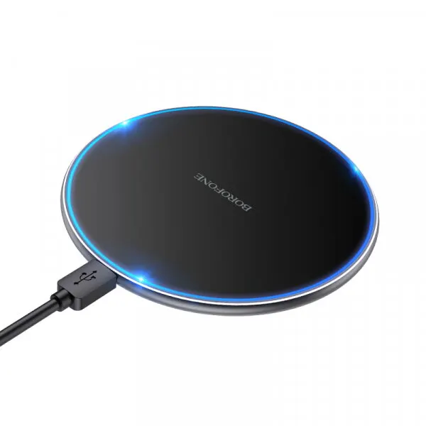 Borofone Incarcator Retea Wireless Borofone BQ3 Pro, 15W, 1.67A, Negru