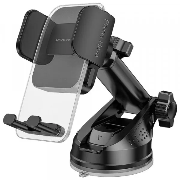 Proove Suport Auto Proove Crystal Clamp Plus Dash, 4.7inch - 6.9inch, Negru CHCSP0000001