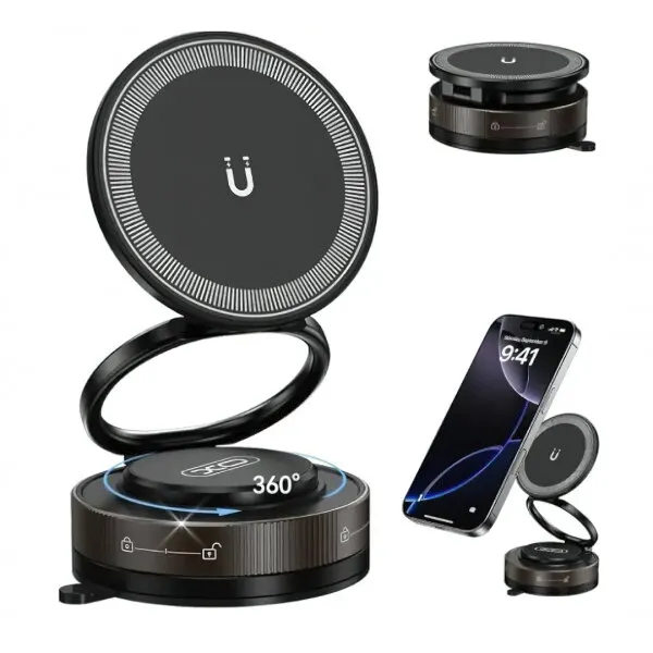 XO Design Suport Auto Magnetic XO Design C177, Universal, Negru