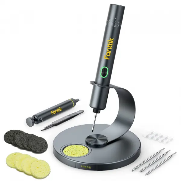 Fanttik Letcon compact Fanttik T1 Max, 8in1, varfuri de tip C210, senzor inteligent de miscare, cu fir si fara fir