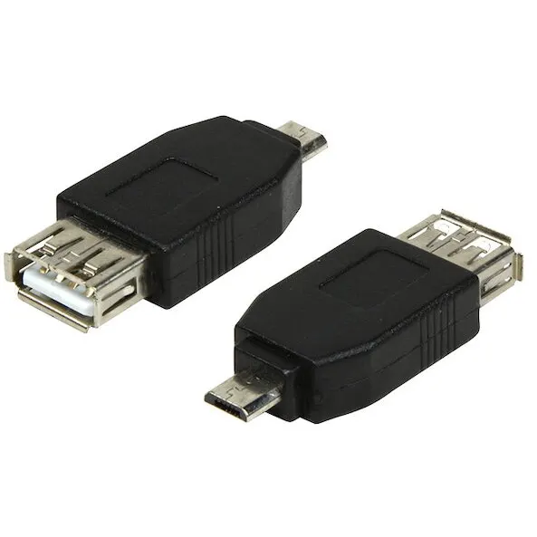logilink ADAPTOR LOGILINK, pt. smartphone, Micro-USB 2.0 (T) la USB 2.0 (M), Negru, AU0029