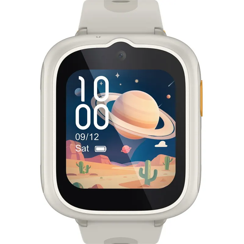 TCL Ceas inteligent pentru copii TCL Movetime Kids Watch MT48, 1.68, 4G, GPS, IP68 2ATM, Camera 2MP, Lunar Cream