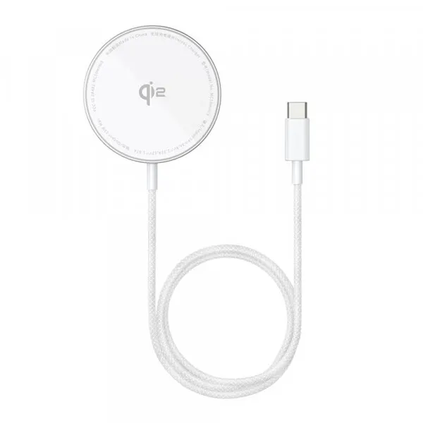 BASEUS Incarcator Retea Wireless Baseus Simple Mini4 Air, 15W, 1.67A, Argintiu P10278200S11-00