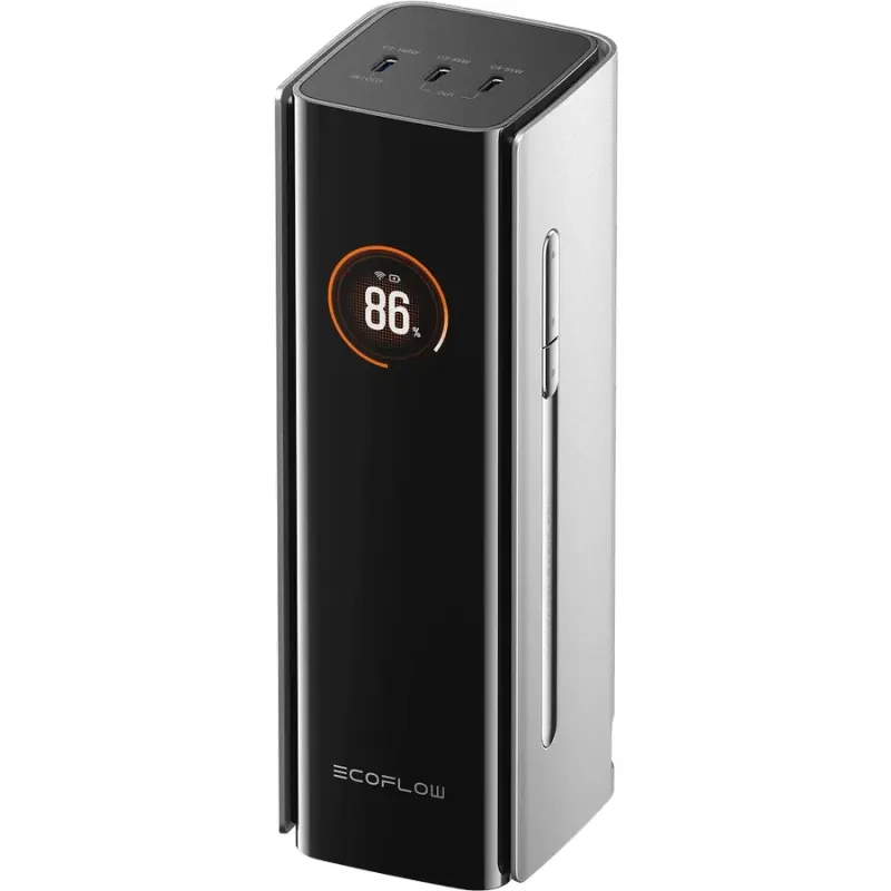 ECOFLOW Baterie externa EcoFlow RAPID Pro, 27650 mAh, 300W, cablu incorporat de 140W (Gri)