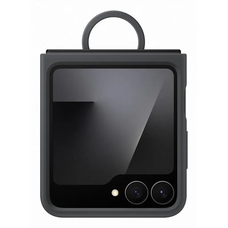Samsung Husa Ring Case Samsung EF-PF741TBEGWW pentru Galaxy Flip7 FE, Negru