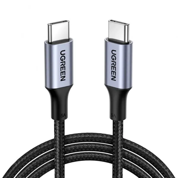 Ugreen Cablu Date si Incarcare USB-C - USB-C UGREEN US316, 100W, 0.5m, Gri
