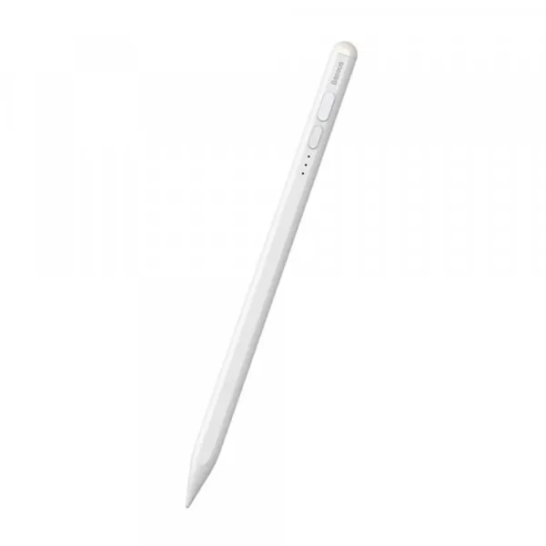 BASEUS Touch Pen Baseus Smooth Writing 2 Series pentru Apple iPad, Versiune Wireless Led Activ, Alb SXBC060402